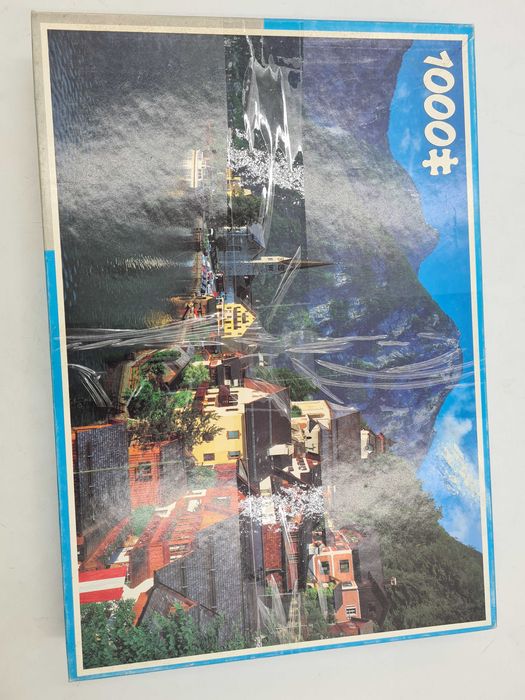 Puzzle 1000 el. wioska w górach