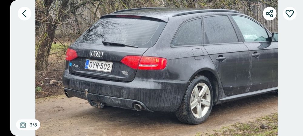 Audi A4 B8 2.0 tfsi QUATTRO DSG