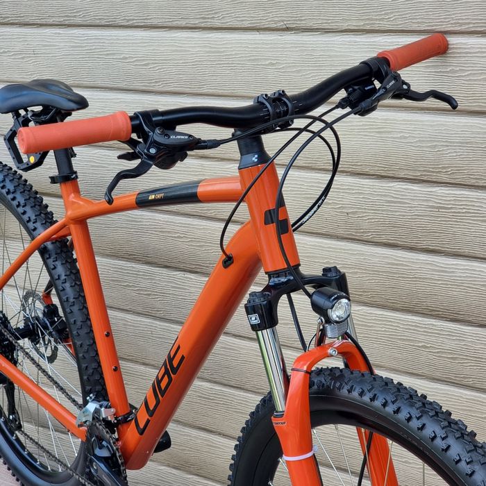 ‼️29 27.5 CUBE AIM Shimano. Disc Гідра. Вилка 100mm Світло LED 100мм.‼