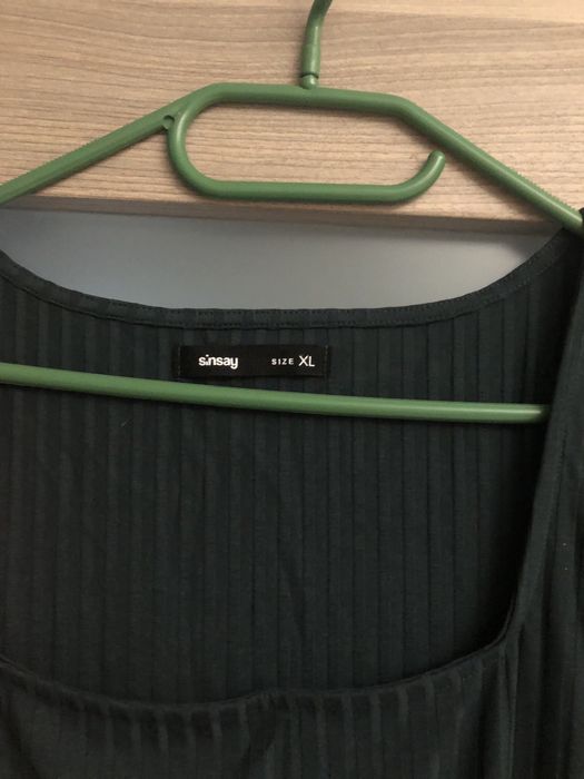 Sukienka butelkowa zieleń sinsay