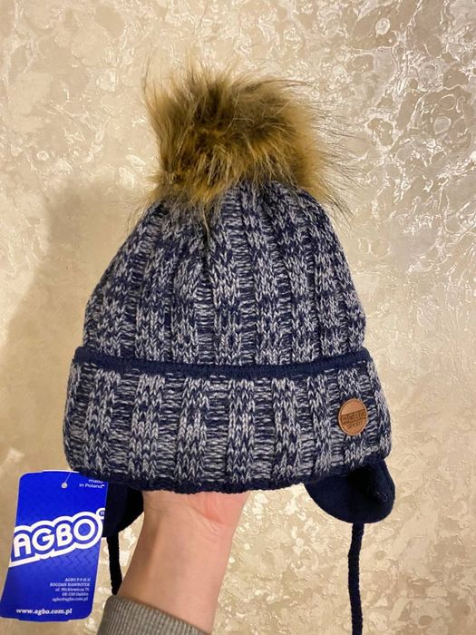 Шапка + шарф зимова 50/54 до 54 розміра