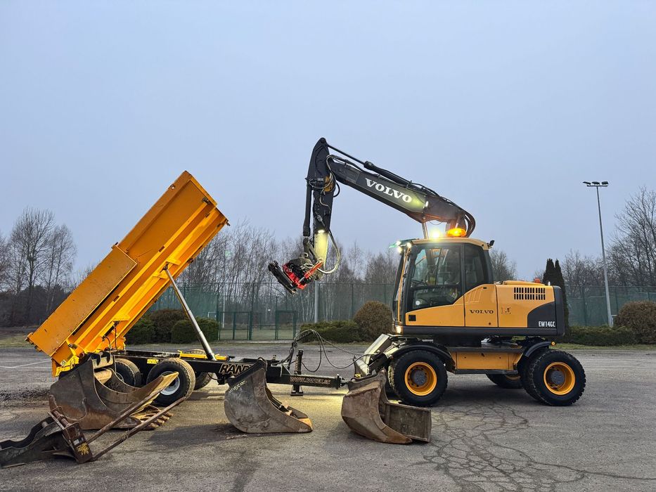 Volvo EW140C  Szybka jazda! 6 osprzętu! Bogate wyposażenie!