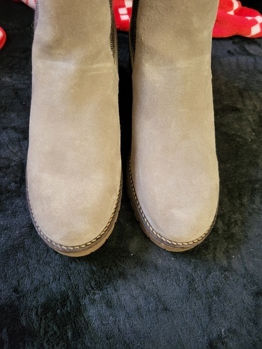 Skórzane botki damskie Tamaris r.40 skóra naturalna