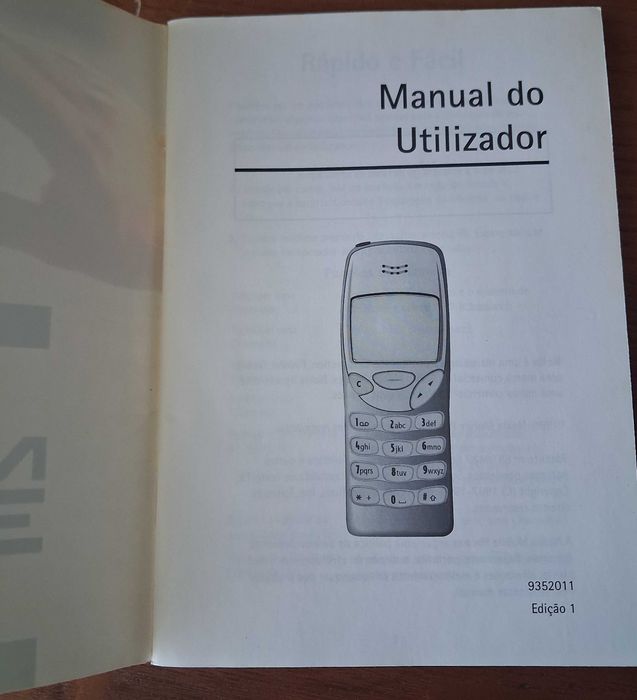 manual do utilizador Nokia 3210
