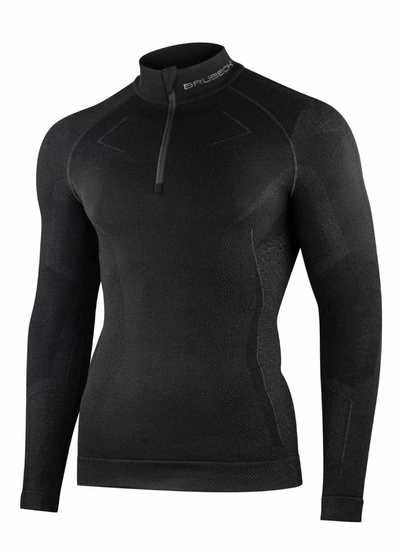 Koszulka męska Brubeck EXTREME MERINO WOOL ZIP