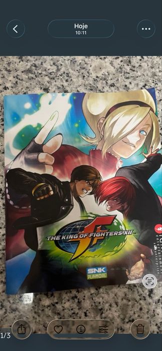 Manual jogo Ps3 The King of Fighters XII