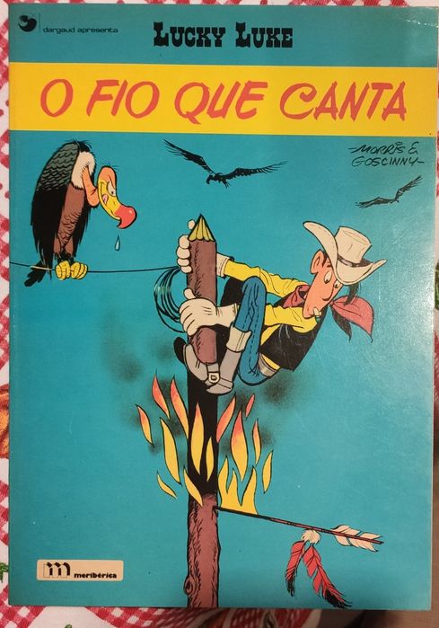 Lucky Luke - O fio que canta - livro banda desenhada excelente estado