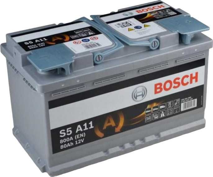 Автомобільний акумулятор BOSCH S5A 6CT-80 AGM АзЕ (0092S5A110)
