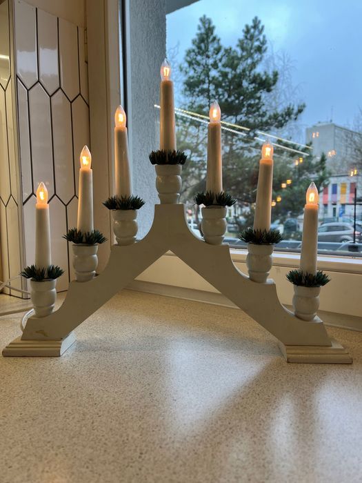 Świecznik na Boże Narodzenie