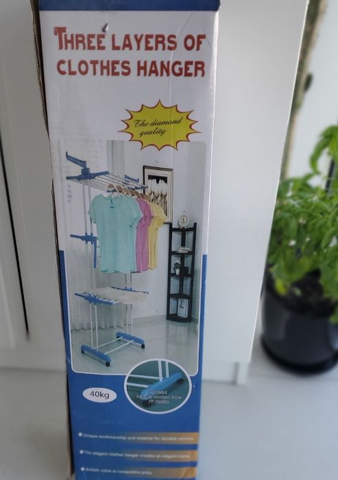 Сушилка для вещей / Большая сушка для белья Универсальная на балкон