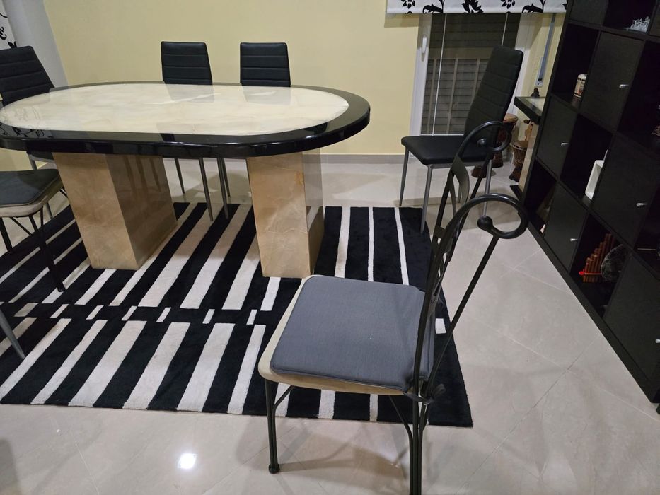 Mesa Jantar Marmore Mexicano.