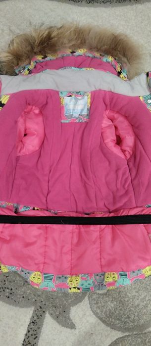 Зимова куртка для дівчинки 5-6 років