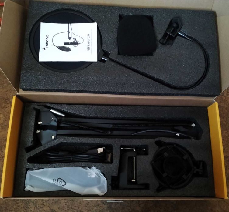 Mikrofon pojemnościowy, z przetwornikiem kardioidalnym MAONO AU-PM421