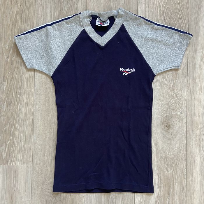 Bluzka Reebok sportowa bawełna damska krótki rękaw vintage y2k