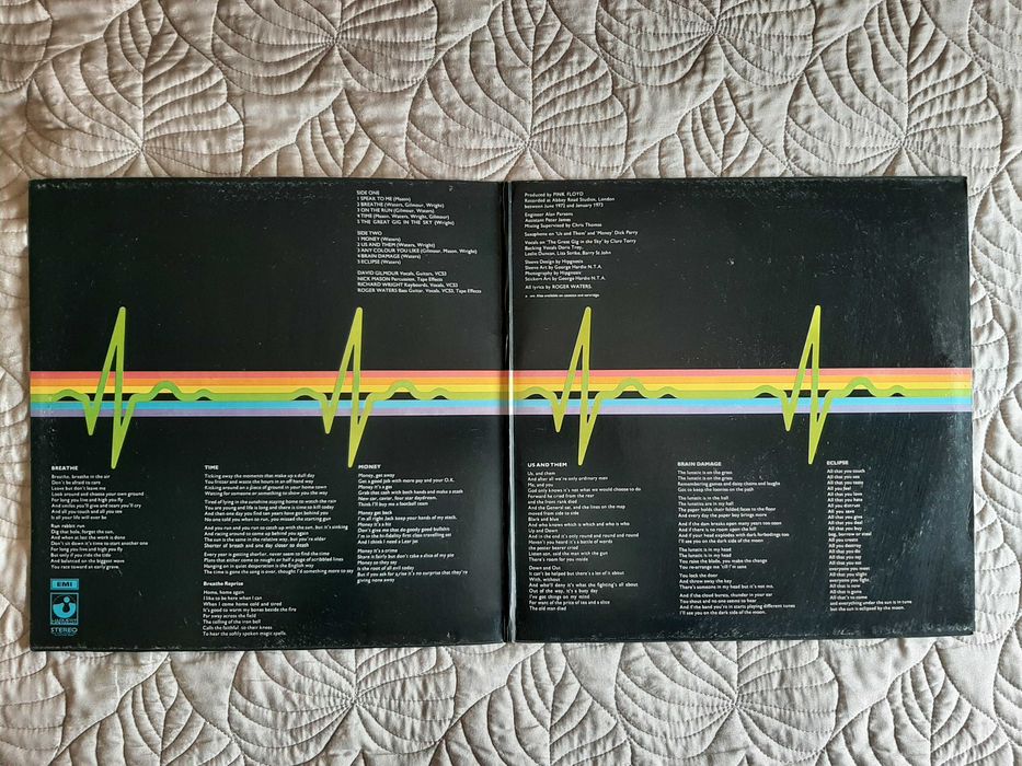 Pink Floyd - Dark Side of The Moon - França - Vinil LP (posters e sticker)