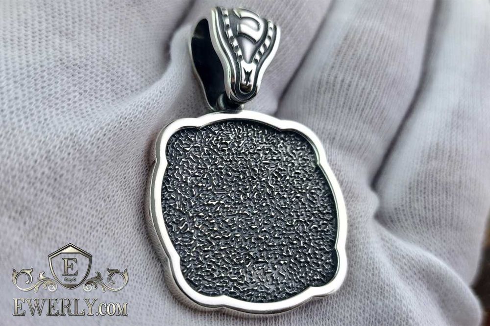 Амулет Серебряный кулон со Львом. Серебряная подвеска Лев 925 пробы