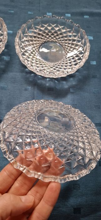 Тарілка блюдце цукерниця кришталь хрусталь