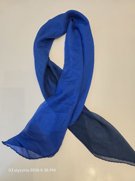 Apaszka chusta chaber kobalt