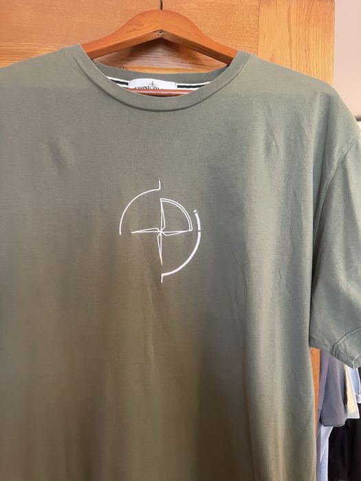 Футболка зелена Stone Island