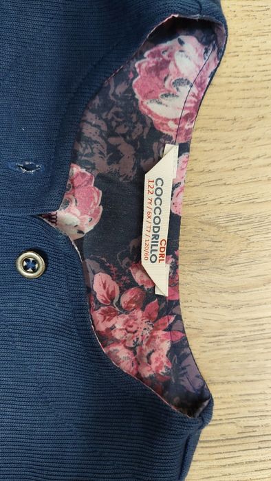 elegancka marynarka r. 122 dla dziewczynki