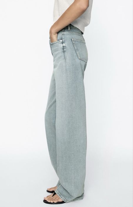 Джинси Massimo Dutti  середньої талії широкої форми