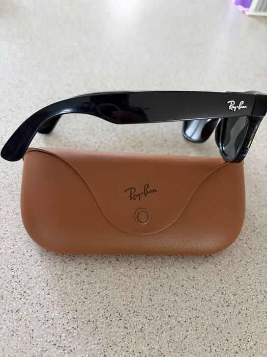 Okulary META Ray Ban Wayfarer czarne