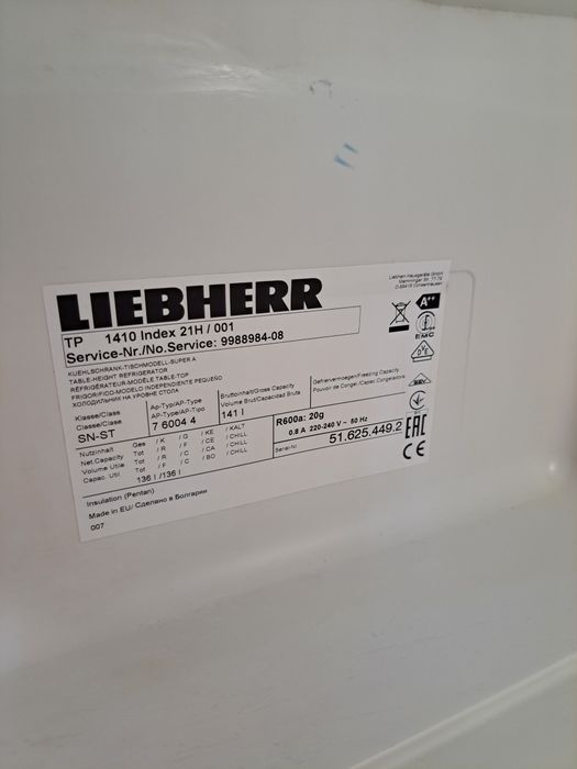 Frigorífico Liebherr TP 1410 (Classe A++)