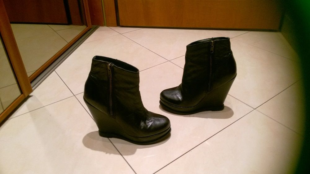 kozaki - botki czarne