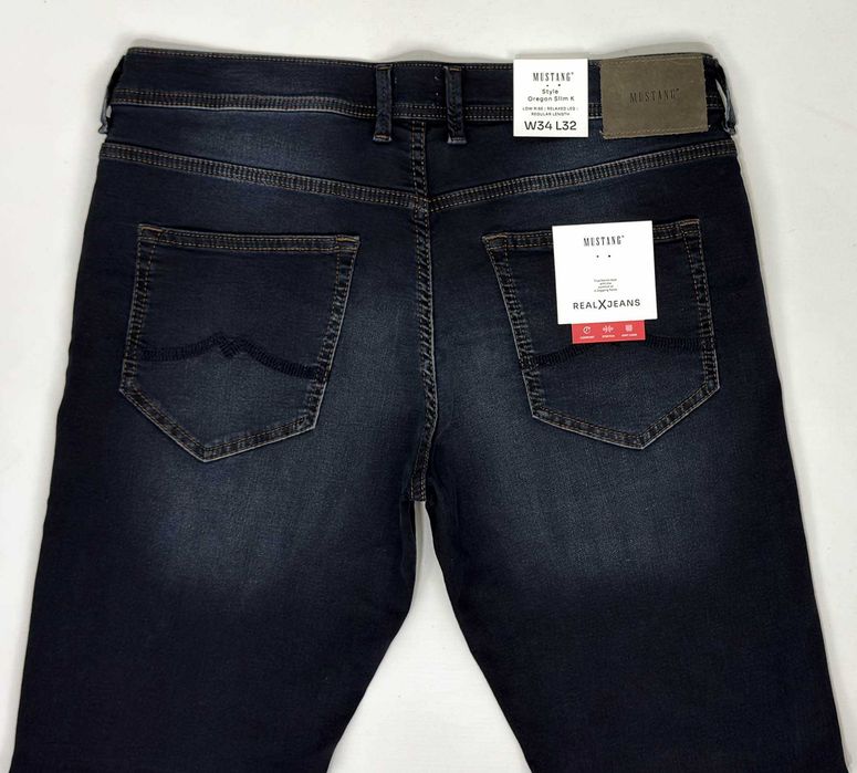 Spodnie męskie jeansy Mustang Oregon Slim K Rockport 803 W36 L30