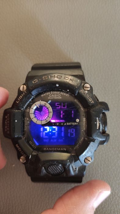 мужские наручные часы Casio G-Shock Rangeman GW-9400-1B.