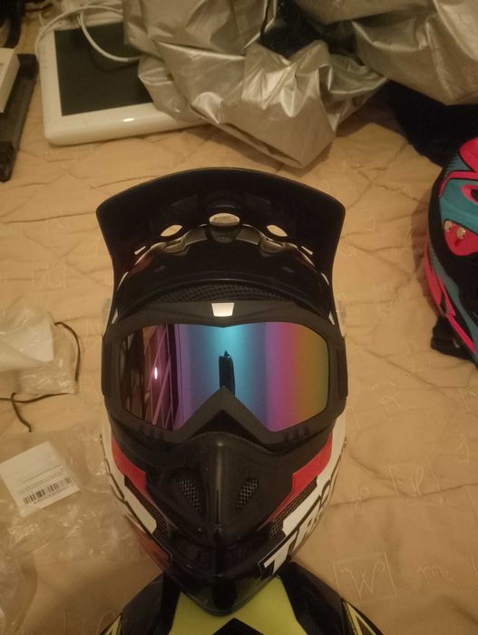 Capacete enduro motocross btt