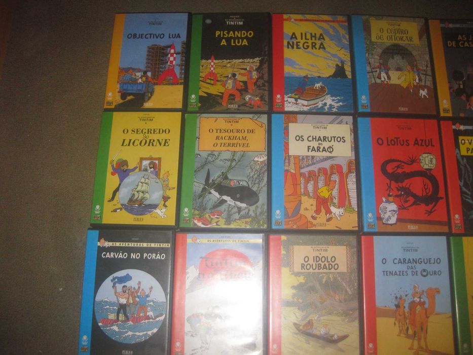 Colecção Completa em DVD "Aventuras do Tintin"