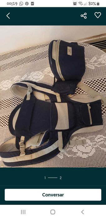 Marsúpio azul escuro