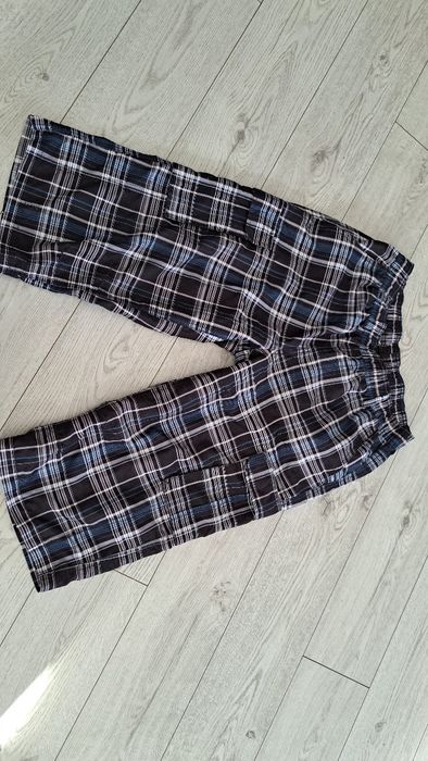 Spodnie spodenki  meskie krata  szorty wiosna lato M