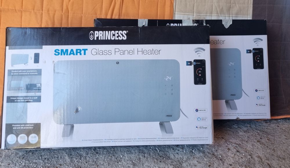 Aquecedor de Painel de Vidro Inteligente Princess (Smart) - 1500W