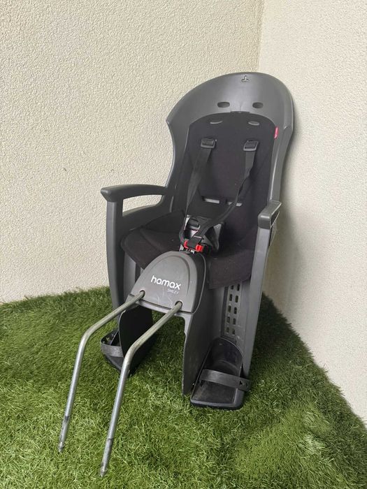 Fotelik rowerowy Hamax Kiss montowany na ramie