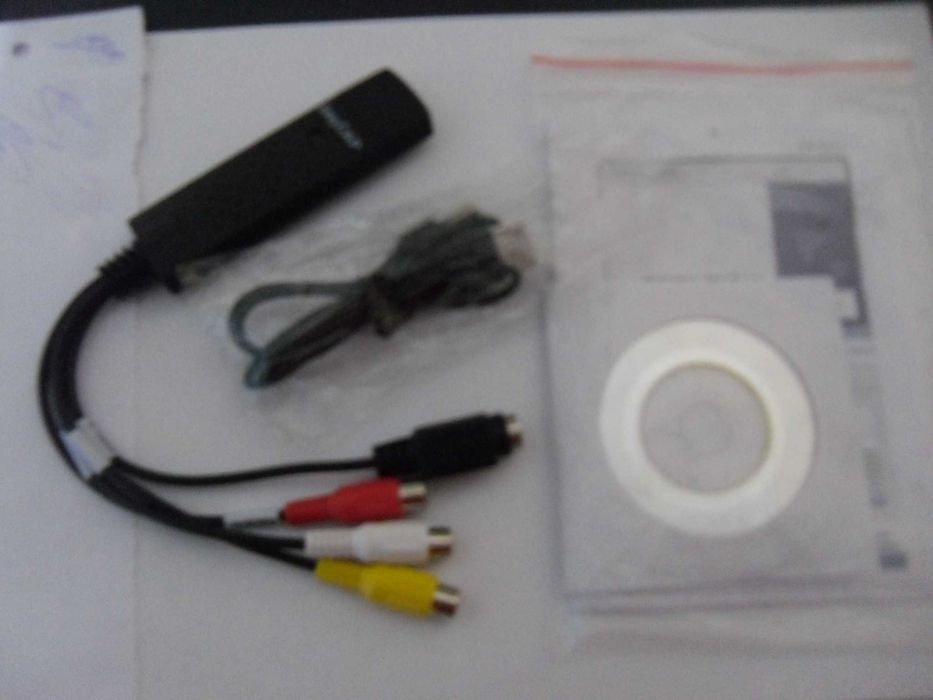 Adaptador de captura de canais de vídeo TV, DVD, VHS e DVR