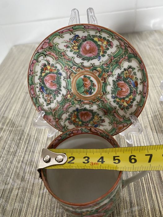 2Chávenas de Café com pires Porcelana da China
