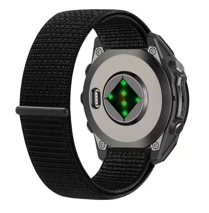 Nylonowy pasek 26 mm do zegarka smartwatch czarny Łódź Nowosolna