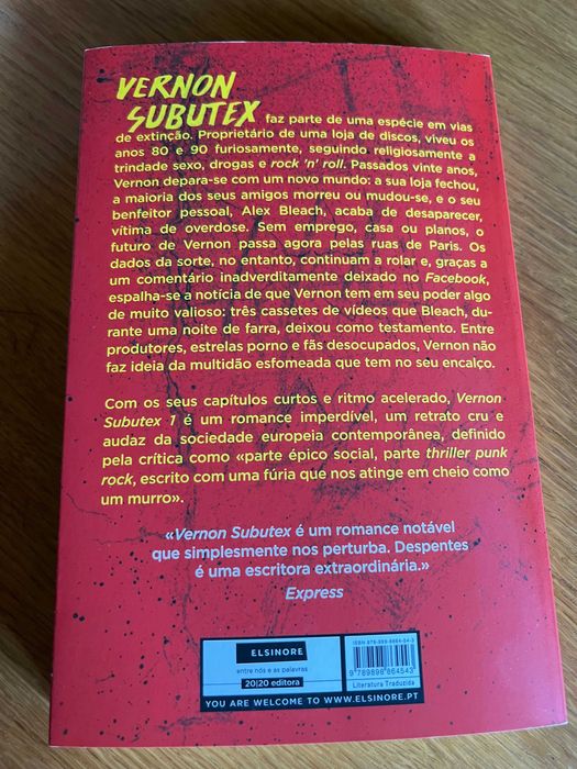 VERNON SUBUTEX  1      Virginie Despentes   portes incluídos