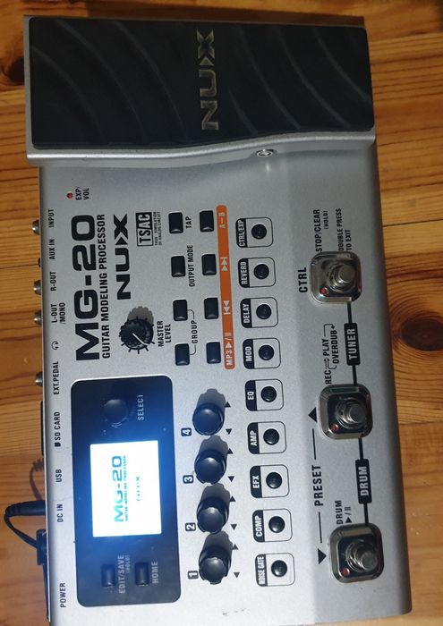 Multiefekt gitarowy NUX MG-20  60 efektów  100% sprawny