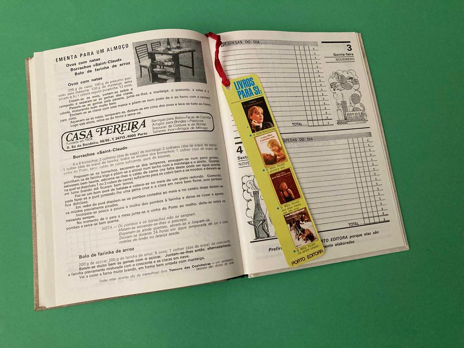 Agenda Doméstica da Porto Editora Anos 1983 Nova