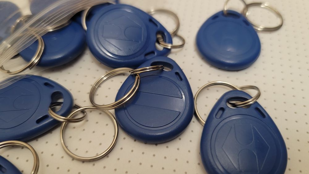 Ключі до домофону пусті 125 кГц