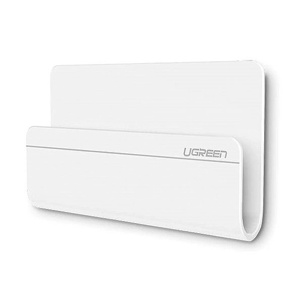 Ugreen uchwyt ścienny podstawka na smartfona do ładowania biały (30394