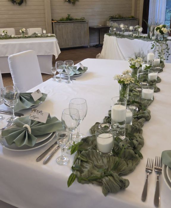 Весільний декор, свічки,