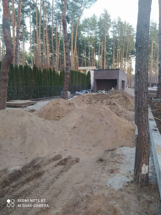 Доставка песка, щебня