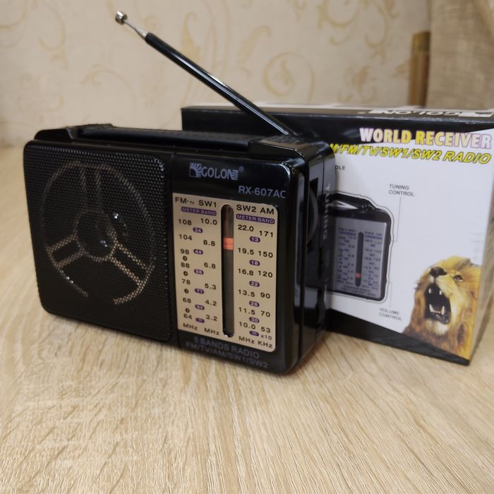 Радиоприёмник COLON RX-А06AC — надёжный, мощный приём, 5 диапазонов