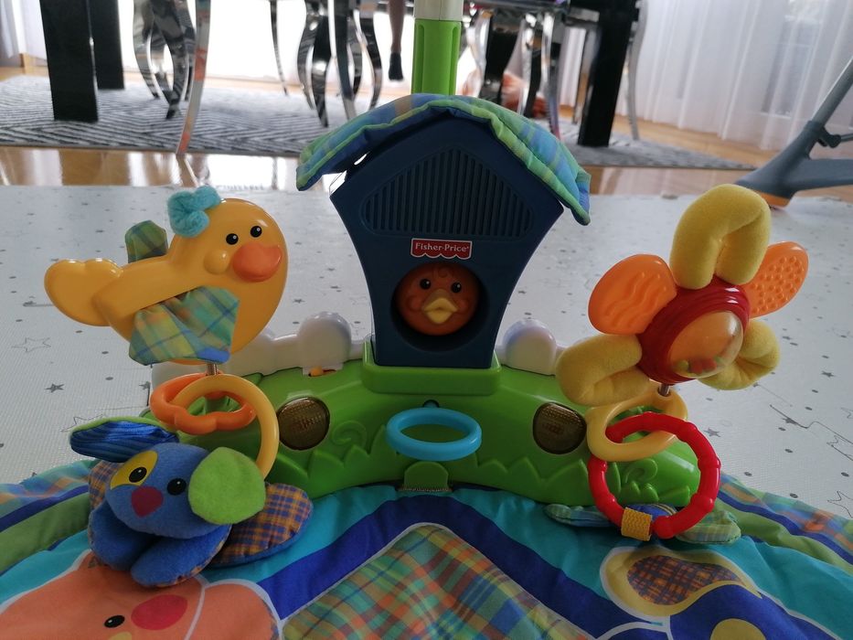 Mata edukacyjna fisher price grająca