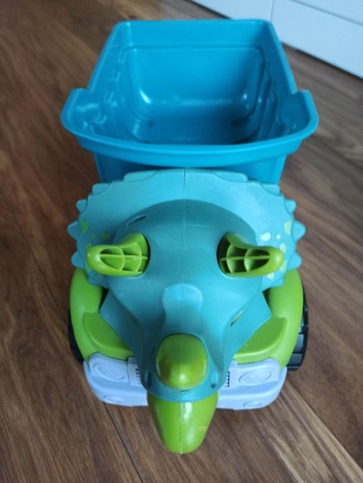 Wyprzedaż_Auta spychacz i wywrotka dinozaur