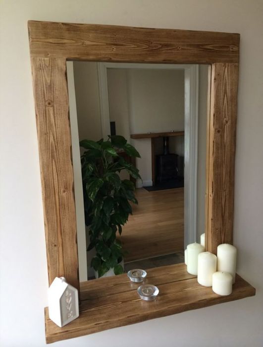 Амбарні дзеркала , рамки дуб та хвоя